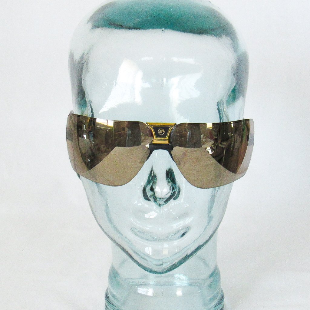 Rare! Authentic Gargoyles Ansi "Classic" 22k Gold Plate Sunglasses Vintage 1980s